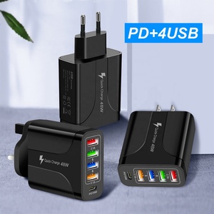Vendeur chaud 48W <span class=keywords><strong>chargeur</strong></span> <span class=keywords><strong>rapide</strong></span> USB PD18W <span class=keywords><strong>chargeur</strong></span> mural multifonction Type C adaptateur de téléphone portable pour iPhone Xiaomi Samsung <span class=keywords><strong>Huawei</strong></span> - Product Image 6