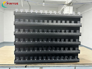 Présentoir à cigarettes multi-niveaux personnalisé avec compartiments transparents, organisateur <span class=keywords><strong>de</strong></span> pièces industrielles <span class=keywords><strong>pour</strong></span> entrepôt <span class=keywords><strong>de</strong></span> vente au détail - Product Image 3