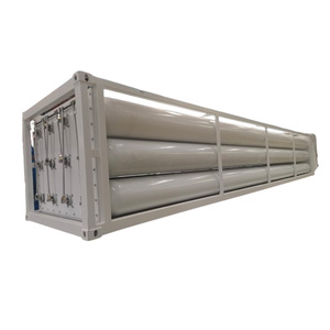 Conteneur de stockage de gaz hydrogène, hélium et GNC en acier, 12 tubes, à bas prix, avec skid, durée de vie de 15 ans, 25 MPa - Product Image 1