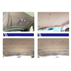 Boucles de toit de garniture intérieure automobile Entretien du <span class=keywords><strong>tissu</strong></span> Rivets Capuchon de retenue Réparation avec vis de fixation Fixation automatique et accessoires de clip - Product Image 6