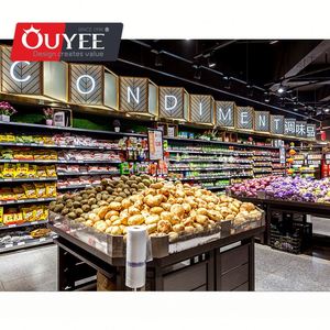 Raccords de magasin de détail Étagères de supermarché Affichage de magasin de gondole Étagère de supermarché en métal Présentoir - Product Image 2