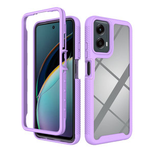 Alta calidad transparente a prueba de golpes TPU sublimación en blanco caja del teléfono móvil a prueba de polvo cubierta suave para Moto G 5G 2024 - Product Image 1