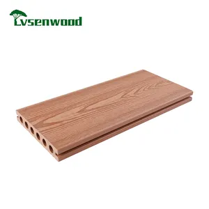 Resistente a la pudrición madera plástico suelo compuesto wpc Tabla de piso