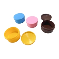 Petite capacité vide ronde 15ml 20ml 25ml 30ml HDPE biodégradable large bouche boîtes de pommade en plastique pour la médecine
