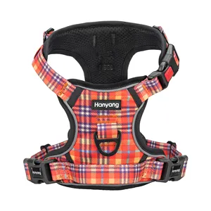 Free Samples Reflective No-Choke Oxford Pet Vest Adjustable Dog Harness Custom No-Pull Pet Harness