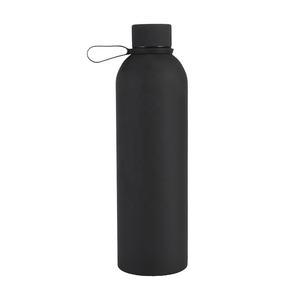 Ensemble cadeau d'entreprise personnalisé avec logo noir comprenant un sac fourre-tout en toile, une bouteille d'eau, un carnet et un parapluie pour le bienvenue - Product Image 5