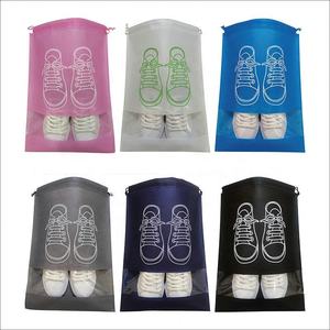 Sac de rangement pour chaussures non tissé transparent en gros bon marché sac à poussière pour chaussures de voyage en gros - Product Image 5