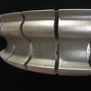 Bullnose galvanizado perfil de diamante, 6 "galvanizado, pedra de polimento de vidro