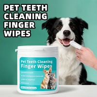 Fundas Desechables Suaves de Tela No Tejida para Dedos, para Cuidado Bucal de Mascotas, Antibacterianas, Antiinflamatorias, Limpieza Dental, Aliento Fresco, Sin Perfume