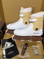 Patins à roulettes pour adultes, taille réglable, patins à roulettes pour adultes, 4 roues, patins à roulettes en ligne, chaussures professionnelles ABEC-7