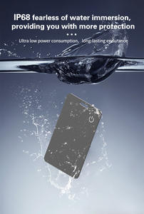 Carte de suivi de portefeuille étanche, détecteur ultra fin rechargeable pour Apple Localisateur d'articles pour étiquettes de bagages, passeports, téléphone - Product Image 4