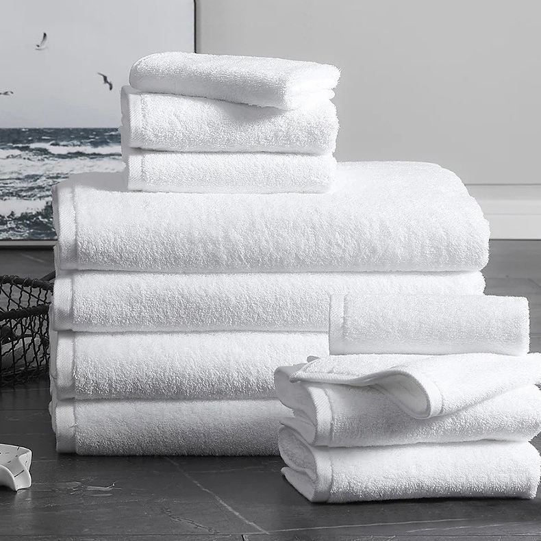 Serviette en coton à armure toile