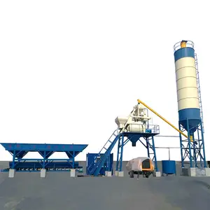 ZEYU fabrika üretimi beton santrali ve karıştırma tesisi HZS75 75M3/H iyi karıştırma kalitesi satılık beton Baching tesisi