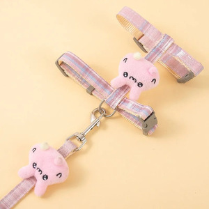 Correa para gatos, cuerda ajustable antiescape, adecuada para pasear gatos, arnés para perros pequeños (Teddy, Bichon Frise). - Product Image 1