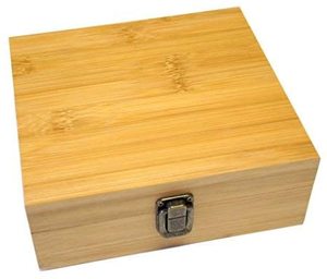 Wholesale Large Size Custom Wooden <strong>Herb</strong> Container Rolling Tray Storage Sell Proof Natural Bamboo Stash <strong>Box</strong> with Grinder - Product Image 3