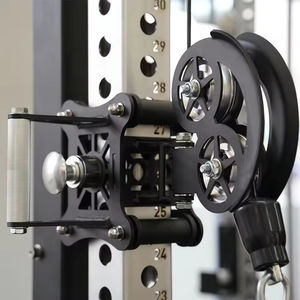 <span class=keywords><strong>Jaula</strong></span> de Potencia Todo en Uno DINUO, Sistema de <span class=keywords><strong>Poleas</strong></span> para Gimnasio en Casa con Acero de 3 mm de Grosor, con Múltiples Accesorios y Opciones de Pesas (70-120 kg) - Product Image 3