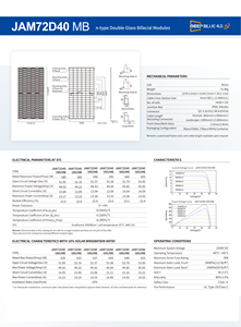 Bán buôn JA Tấm Pin Mặt Trời jam72d40 LB N loại kính đôi bifacial 580W 590W <span class=keywords><strong>PV</strong></span> mô-đun 605W cho năng lượng mặt trời hệ thống điện - Product Image 3