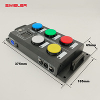 Rj45 - XLR Uzatıcı Sahne Sis Alev Makinesi DMX Cihaz Kontrolüyle Bağımsız Programlanabilir Efekt Kontrol Cihazı