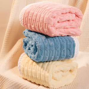 Vendita calda asciugacapelli in microfibra ad asciugatura rapida <span class=keywords><strong>per</strong></span> uso domestico in <span class=keywords><strong>pile</strong></span> di corallo tessuto <span class=keywords><strong>per</strong></span> <span class=keywords><strong>capelli</strong></span> - Product Image 3