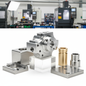 Servicio de Fabricación de Componentes Personalizados, Mecanizado CNC de Piezas Metálicas de Prototipos Rápidos, Fresado y Torneado de 5 Ejes en Aluminio y Acero Inoxidable - Product Image 1