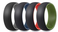 Bagues de mariage en silicone personnalisées pour hommes