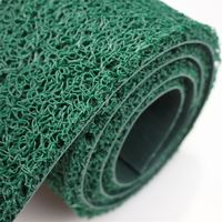 Tapis HM moderne réversible à boucles, en PVC, écologique, épaisseur 6 mm, antidérapant, adapté aux animaux domestiques, lavable en machine, pour la maison et l'hôtel