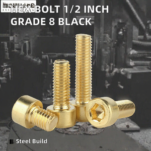 Hex Flange <b>Bolts</b> M6 Grade 8 Carbon Steel Plain Finish - Product Image 2