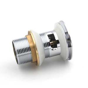 Bouchon de <span class=keywords><strong>lavabo</strong></span> à poussoir en laiton chromé moderne de haute qualité, écologique, <span class=keywords><strong>prix</strong></span> d'usine - Product Image 3