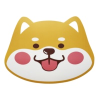 Napperon animal mignon de table d'enfant en bas âge de chien de pp pour le bébé et les enfants