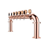 Tour de bière 4 robinet tour de Kegerator en acier inoxydable tour de bière pression colonne distributeur de bière