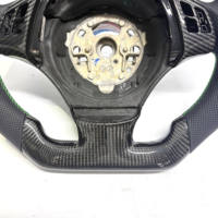 Volant en fibre de carbone noir avec palettes de changement de vitesse pour BMW E82 E87 E90 E92 E93, accessoires intérieurs de course personnalisés