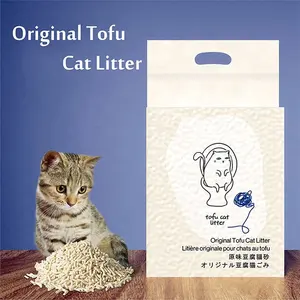 Bluk Degradável Em Ação Rápida Extra Tofu Maca Do Gato Aglomeração de Pó-Livre