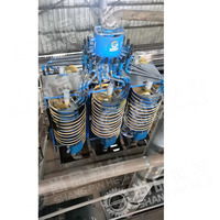 Shangpin Classificateur Spirale Personnalisé à Structure Robuste en Métal et Fibre de Verre pour le Beneficiation du Charbon et des Minerais, 220V/380V