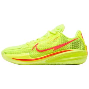 Nike Air Zoom G.T. Chaussures de basketball Cut 1 jaunes et rouges unisexes, respirantes, en maille, pour l'été, vêtements de sport - Product Image 1