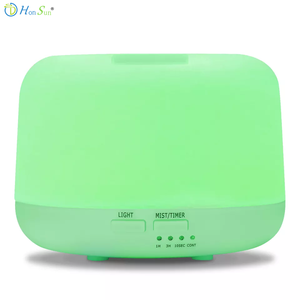 7 <span class=keywords><strong>LED</strong></span> thay đổi màu sắc 300ml siêu âm khuếch tán phân hình không khí mát sương hương thơm thiết bị thông gió điện hộ gia đình nhựa - Product Image 1