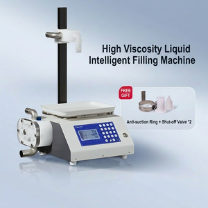 Petite machine de remplissage automatique de liquides visqueux avec dosage quantitatif pour le miel, le tahini, la pâte de poire, le détergent, la résine et le sous-conditionnement - Product Image 1