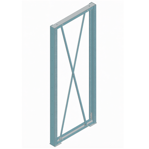 Panneau latéral Fami System Ar Series 900x2010 mm bleu RAL5012 pour supports - Product Image 3