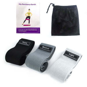Factory Fabric Polyester Resistance <b>Bands</b> Custom Yoga Hip Booty <b>Bands</b> <b>Workout</b> Home Gym Exercise Fitness <b>Band</b> Gym Equipment - Product Image 2