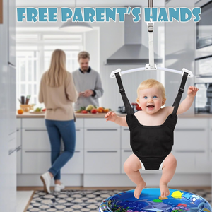 <strong>Baby</strong> <strong>Door</strong> Jumpers and <strong>Bouncers</strong> Exerciser Set with <strong>Door</strong> Clamp Adjustable Strap for Toddler Infant 6-24 Months for Kids Garden - Product Image 6