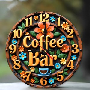 Round Wooden Wall <b>Clock</b> 25x25Cm Classic Nordic Silent Non Ticking Home Hotel Room Decor <b>Clock</b> - Product Image 1