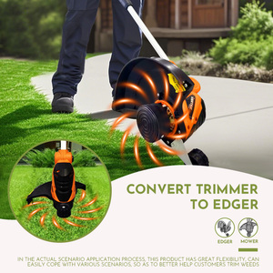 Vertak portatile maniglia corda di potenza Trimmer elettrico taglio erba macchina prato prato <span class=keywords><strong>Grasscutter</strong></span> 550W elettrico filo erba decespugliatore - Product Image 2