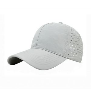 Casquette de sport en polyester semi-mesh pour le printemps et l'été, séchage rapide, protection solaire, respirante, casquette de baseball unisexe - Product Image 5