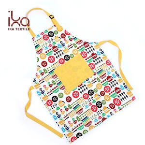 Stampato Per Bambini In Cotone Cappello da Cuoco Grembiule di Alta Qualità per I Bambini - Product Image 1