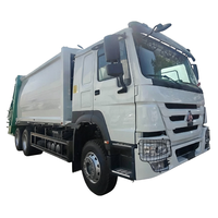 Camion à ordures compacteur à chargement arrière HAO-WO 6X4, 16 m³, camion de collecte et de compression des déchets