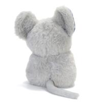 Jouet en peluche rembourré de coton PP, très populaire, avec souris personnalisable, jouet en peluche souris brodé