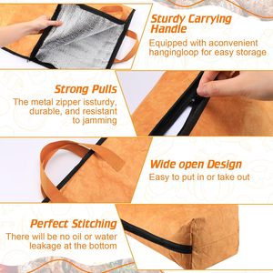 Meat Rest Bag Food Warmer Bags Home <b>Indoor</b> Outdoor Barbecue Blanket Tools Wrinkle-resistant and Durable No Leakage <b>BBQ</b> Blanket - Product Image 3