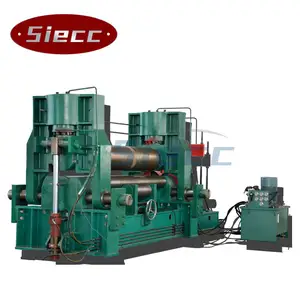 SIECCTECH NC Mechanical Rolling Machine for Sheet Metal 4 Roller Hydraulic Sheet Metal 3 Roller Rolling Machine