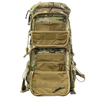 Sac à dos tactique OEM ODM 50L camouflage MOLLE pour activités de plein air et combat