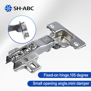 Трехступенчатый гидравлический доводчик с регулировкой угла открывания для кухонных шкафов и мебели - Product Image 5