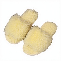 Chaussons style hôtel Baotou - Doux, chauds et antidérapants avec semelle extérieure en TPR pour femmes, idéaux pour l'extérieur au printemps et en hiver